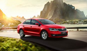 New Skoda Rapid 1.0 TSI Rider Front picture on red